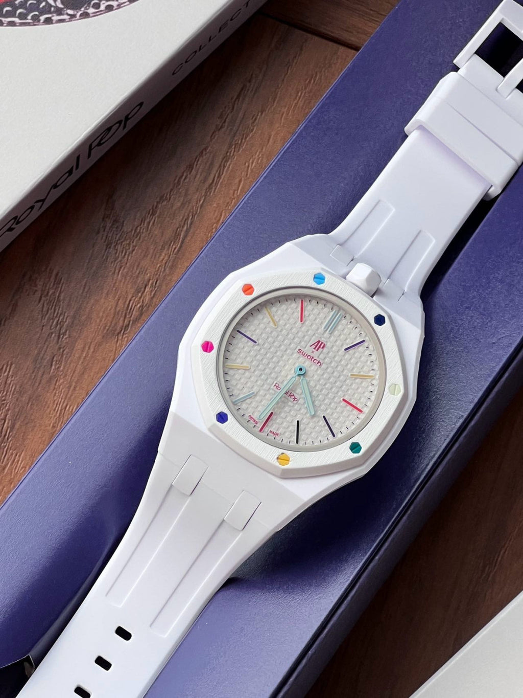 AUDEMARS PIGUET ¡Á SWATCH OTG ROZ Royal Pop Collection #385674