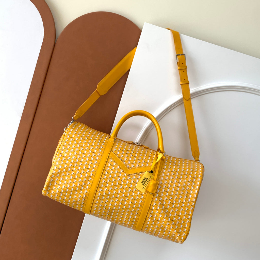 GOYARD Men's And Women's Fashion Classic Color Block Zipper Closure Adjustable Straps Travel Backpack Crossbody Bag Tote Shoulder Bag Bags CI3002-0220 #79552