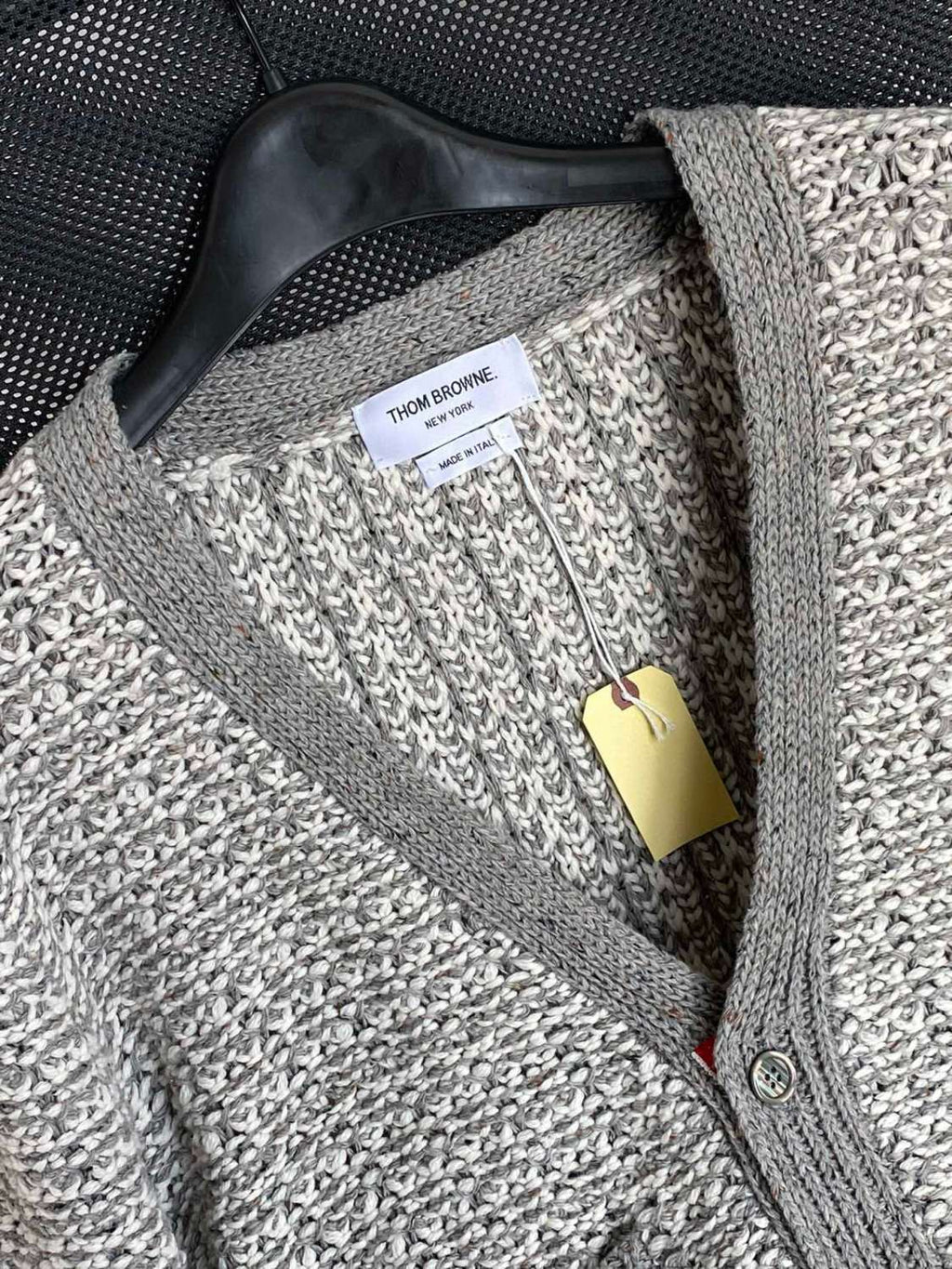 Thom Browne Men's Women's Autumn And Winter Solid Color Knit Long Sleeve Wool Cardigan Jacket Ngvp #9513