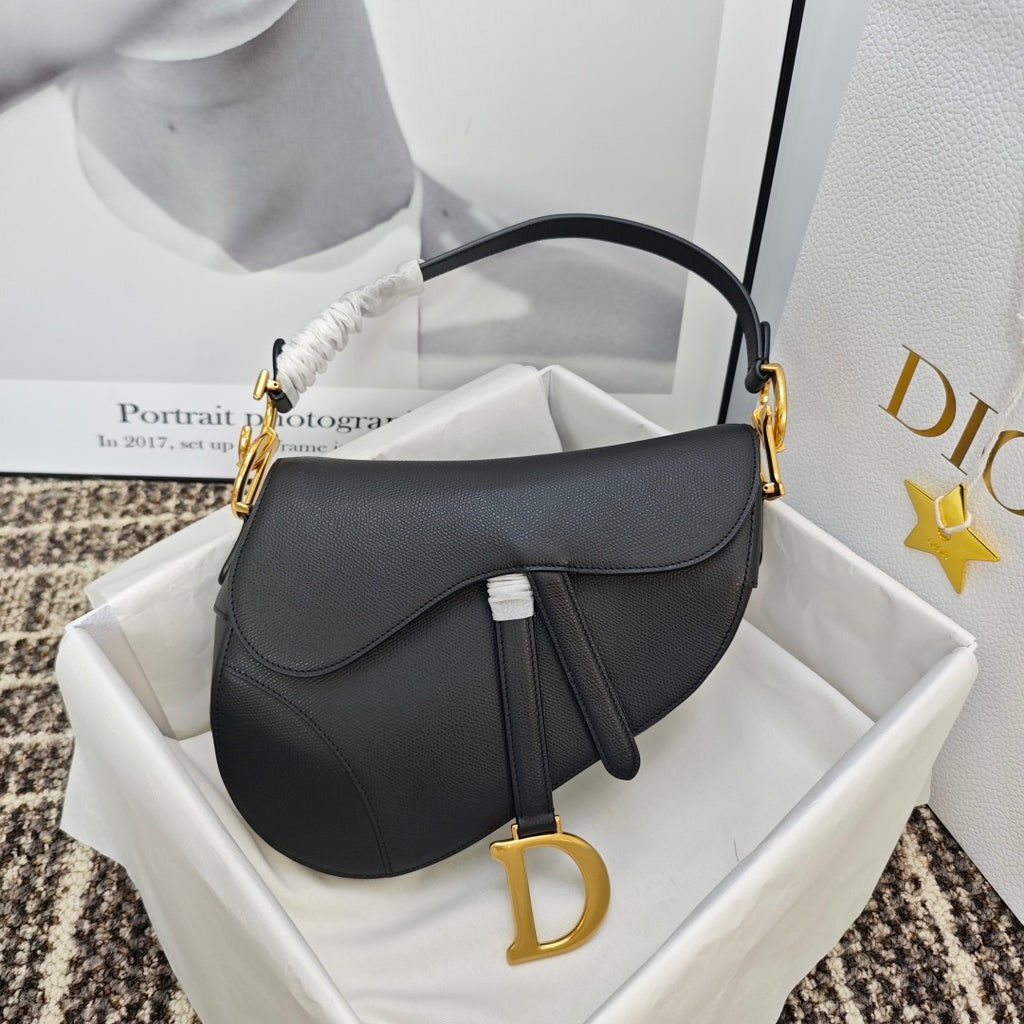 Dior Mini & Medium Saddle Bag With Shoulder Strap Blue Oblique Printed Fashion Exquisite Temperament Clutch Bag Crossbody Bag Bags M0455CBAA_M900 #81649