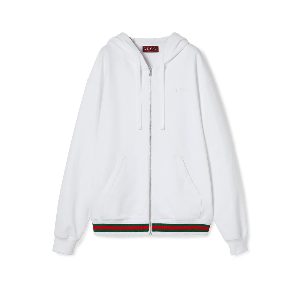 Gucci Men's And Women's Spring/fall Fashion Casual Solid Color Hooded Zipper Pullover Sweatshirt With Letter Embroidery Long Sleeve Jacket Sweatshirt #79289