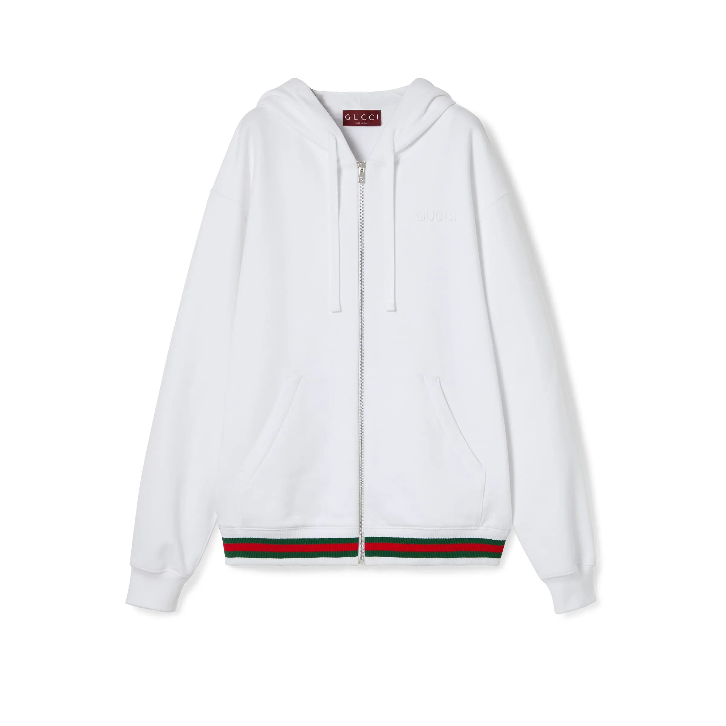 Gucci Men's And Women's Spring/fall Fashion Casual Solid Color Hooded Zipper Pullover Sweatshirt With Letter Embroidery Long Sleeve Jacket Sweatshirt #79289