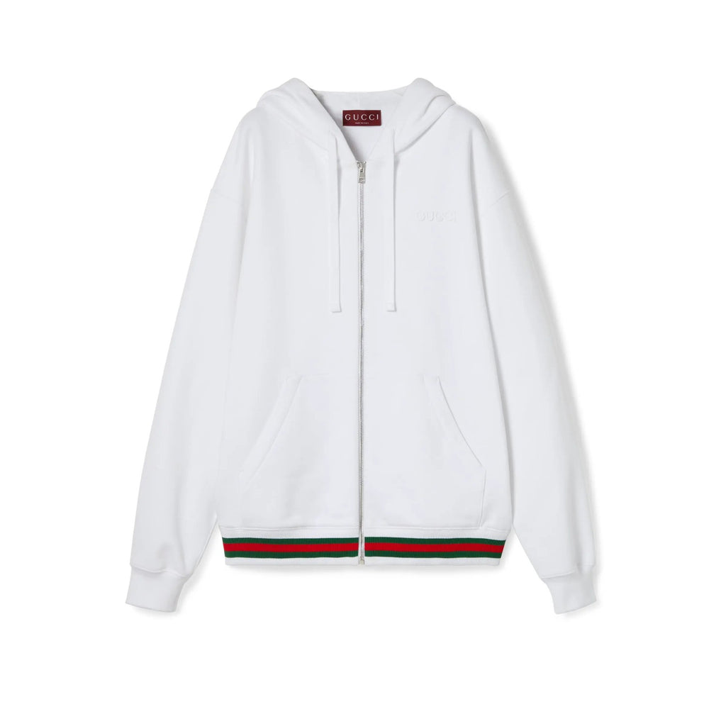 Gucci Men's And Women's Spring/fall Fashion Casual Solid Color Hooded Zipper Pullover Sweatshirt With Letter Embroidery Long Sleeve Jacket Sweatshirt #79289