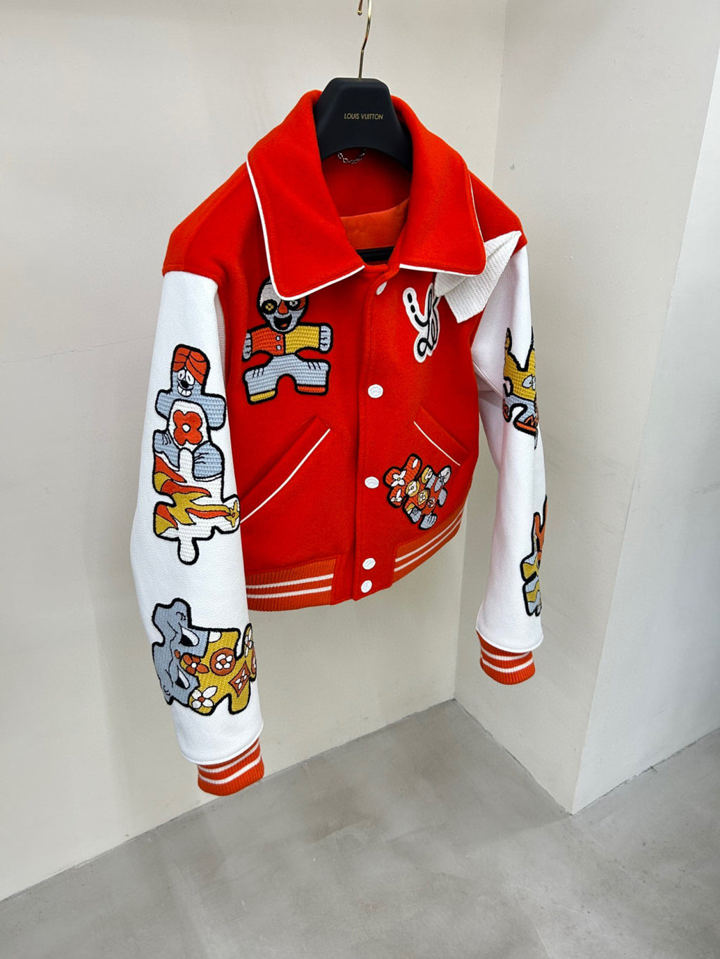 Louis Vuitton Mini Varsity Blouson Colour Blocked Baseball Jacket #96269
