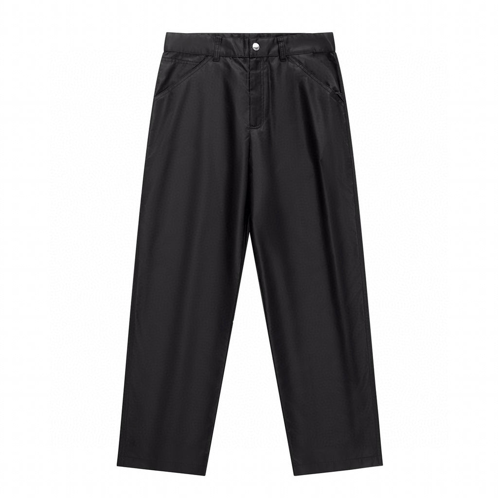 Prada Men's Spring And Autumn Nylon Lapel Single-Breasted Long-Sleeved Shirt Casual Trousers Pants Suit Set #97887