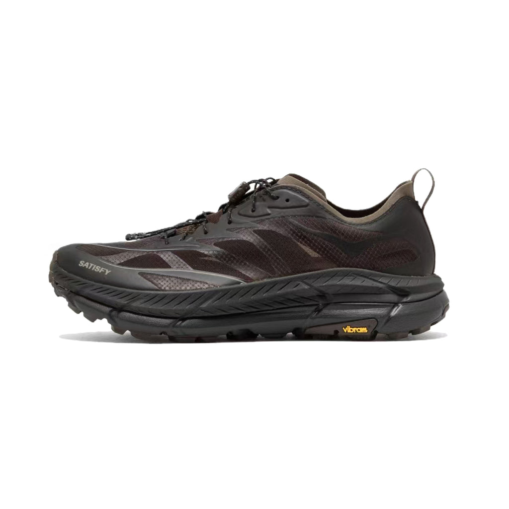 Satisfy x HOKA RUNNING MAFATE TRAIL Men's And Women's Spring/Fall Fashion Casual Round Toe Lace Up Solid Color Mesh Breathable Sneakers Casual Shoes #78916