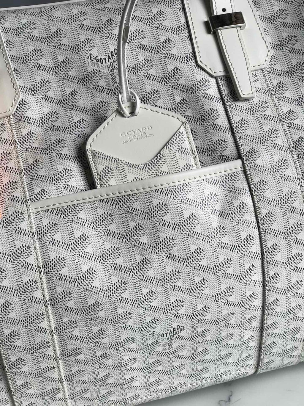 GOYARD Bowling45 Men's And Women's Fashion Classic All-over Print Zipper Closure Canvas Leather Oversized Travel Bag Bags BOWLIN045TY33CL33P #78364