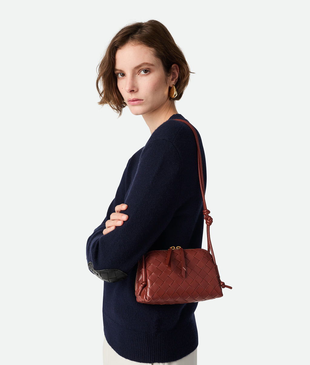 Bottega Veneta  Concert Clutch Intrecciato-woven Leather Clutch Women's Slim-strap Casual Crossbody Bag Elegant And Stylish Bags #196293