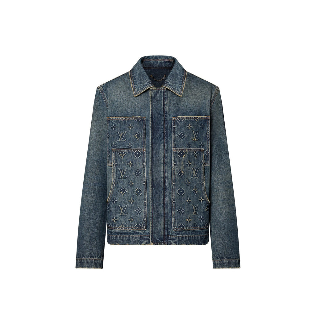 LouisVuitton Spring And Autumn Long Sleeved Denim Coat and Pants Set #94515