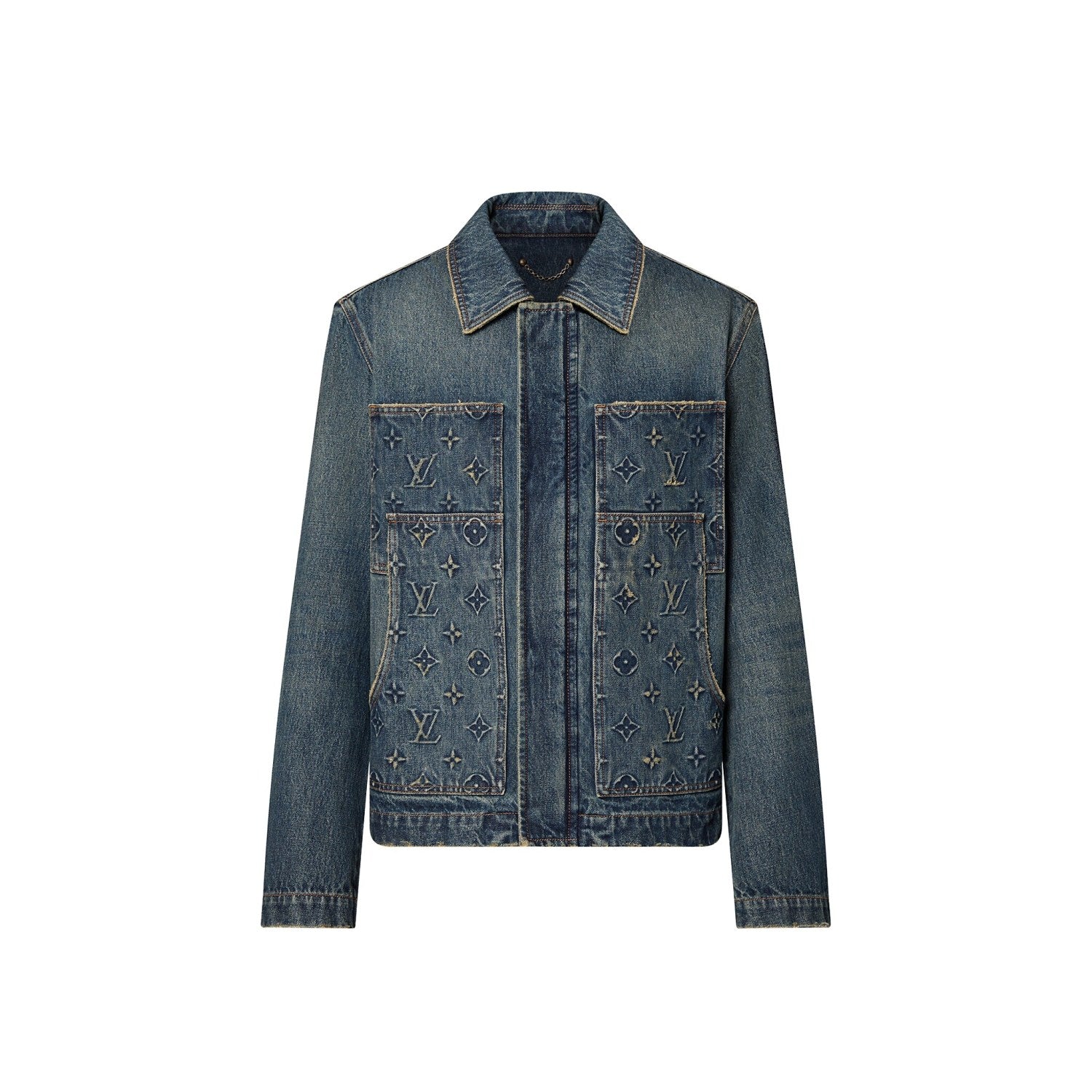 LouisVuitton Spring And Autumn Long Sleeved Denim Coat and Pants Set #94515