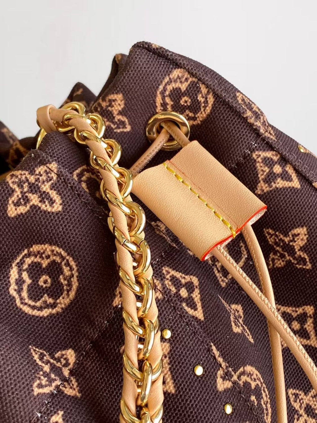 Louis Vuitton LV 2025 Early Spring Collection Women's Classic Noé Handbag M28103 Trunk Collection Monogram Reverse Canvas Handbag Shoulder Bag Bags #82543A