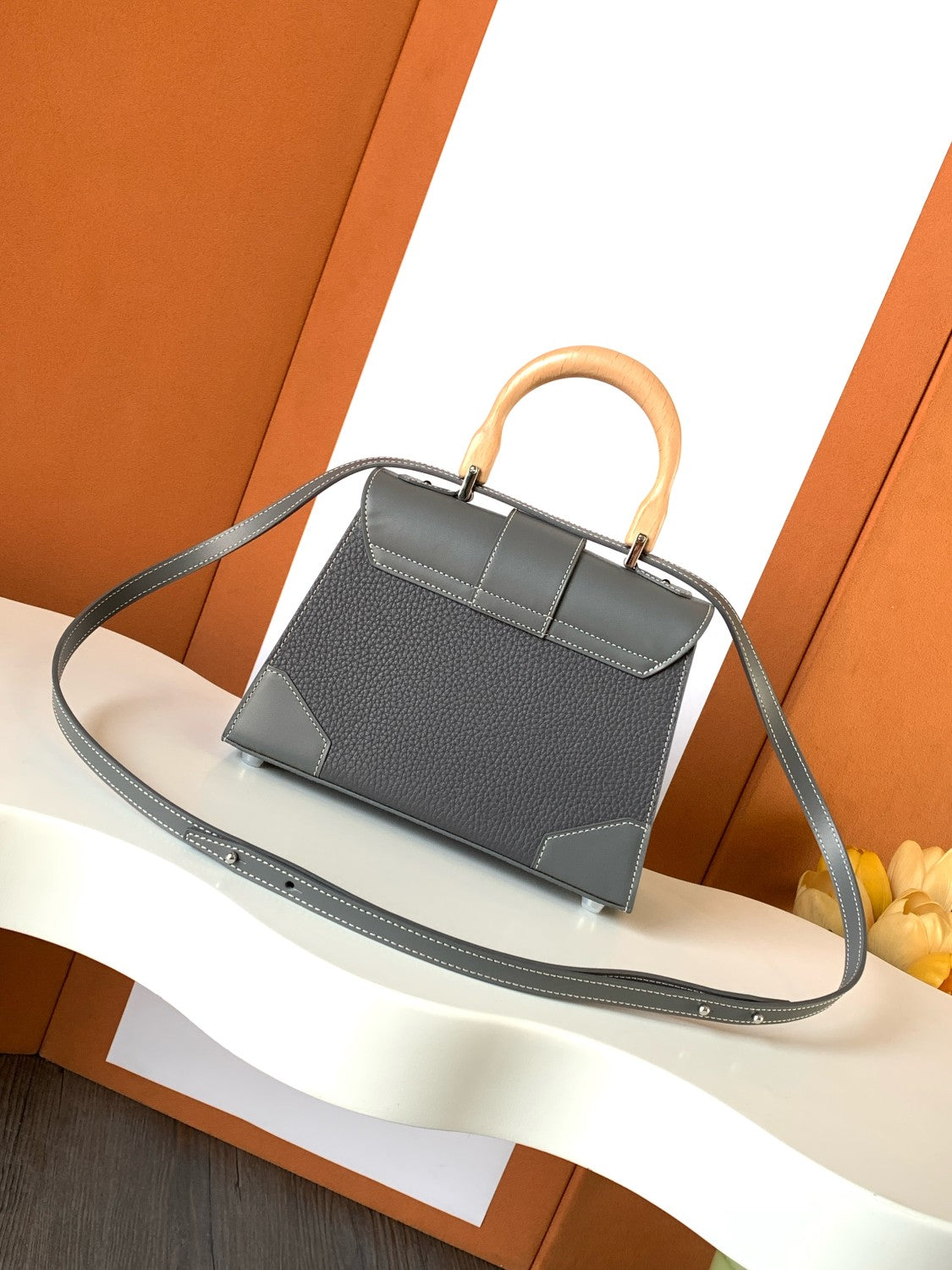 GOYARD Saigon Women's Fashion Classic Detachable Shoulder Strap Leather Mini Tote Bag Handbag Bags SAIGOBMINCG-03CL03P #78294