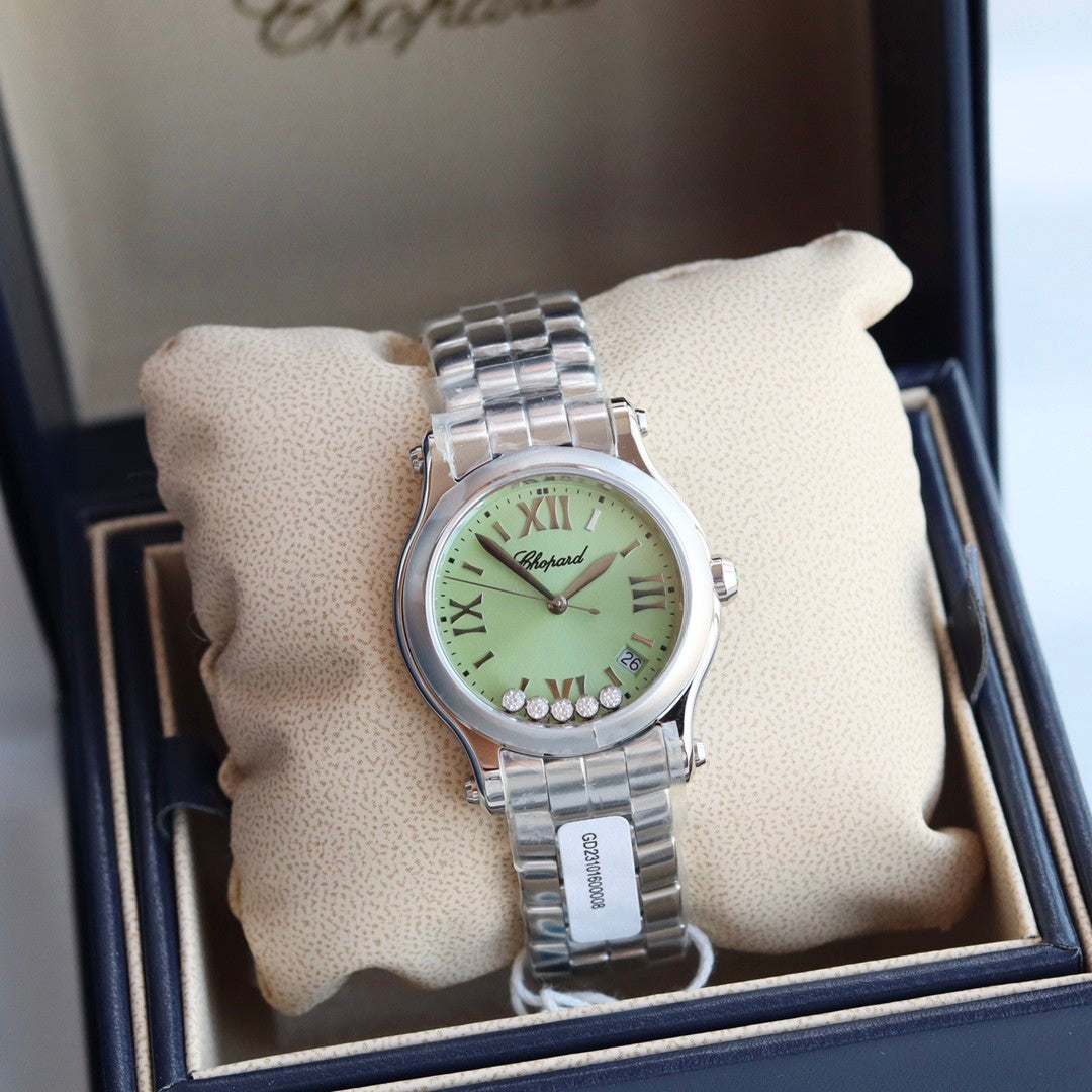 Chopard Happy Sport Women's Solid Color Dial Quartz Movement Stainless Steel Case 36mm Watch #77346