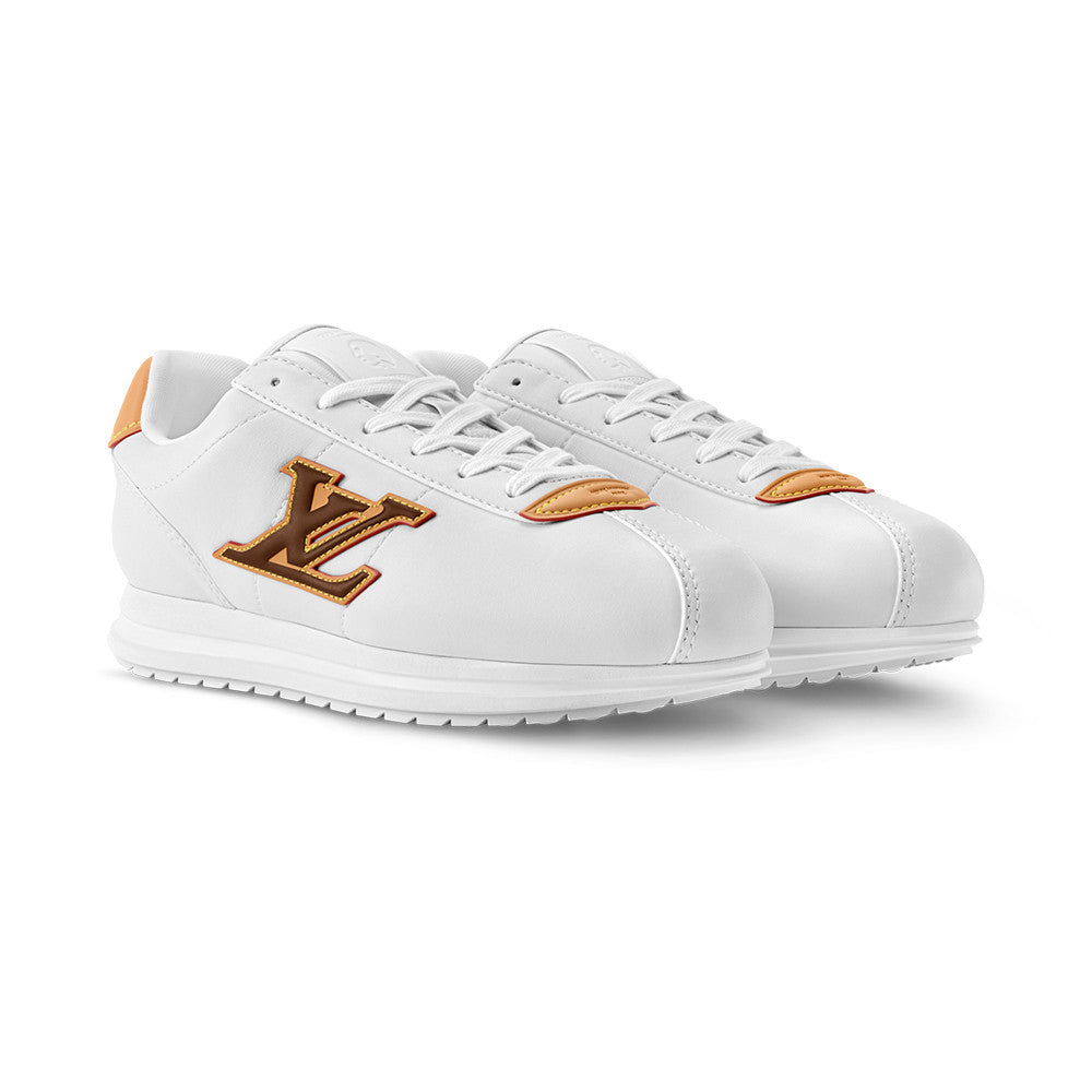 Louis Vuitton LV BUTTERSOFT Men's and Women's Spring/Summer Fashion Casual Round Toe Lace Up Logo Letter Decorated Leather Low Top Printed Sneakers Casual Shoes #78846  #335472
