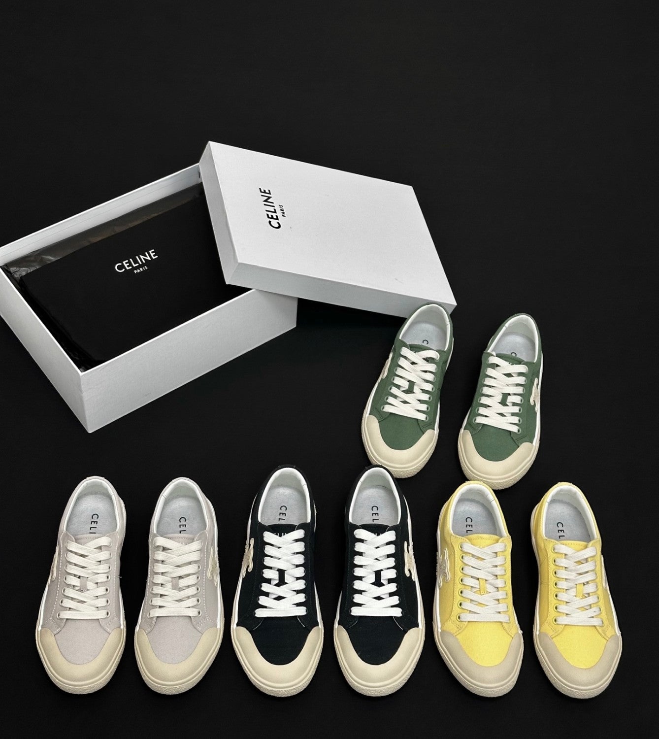Celine Alan Sneaker in Canvas #381934