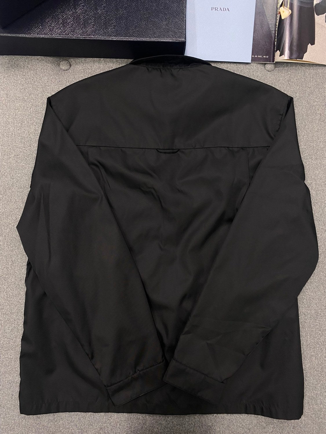 PRADA Black Re-nylon Shirt #375704