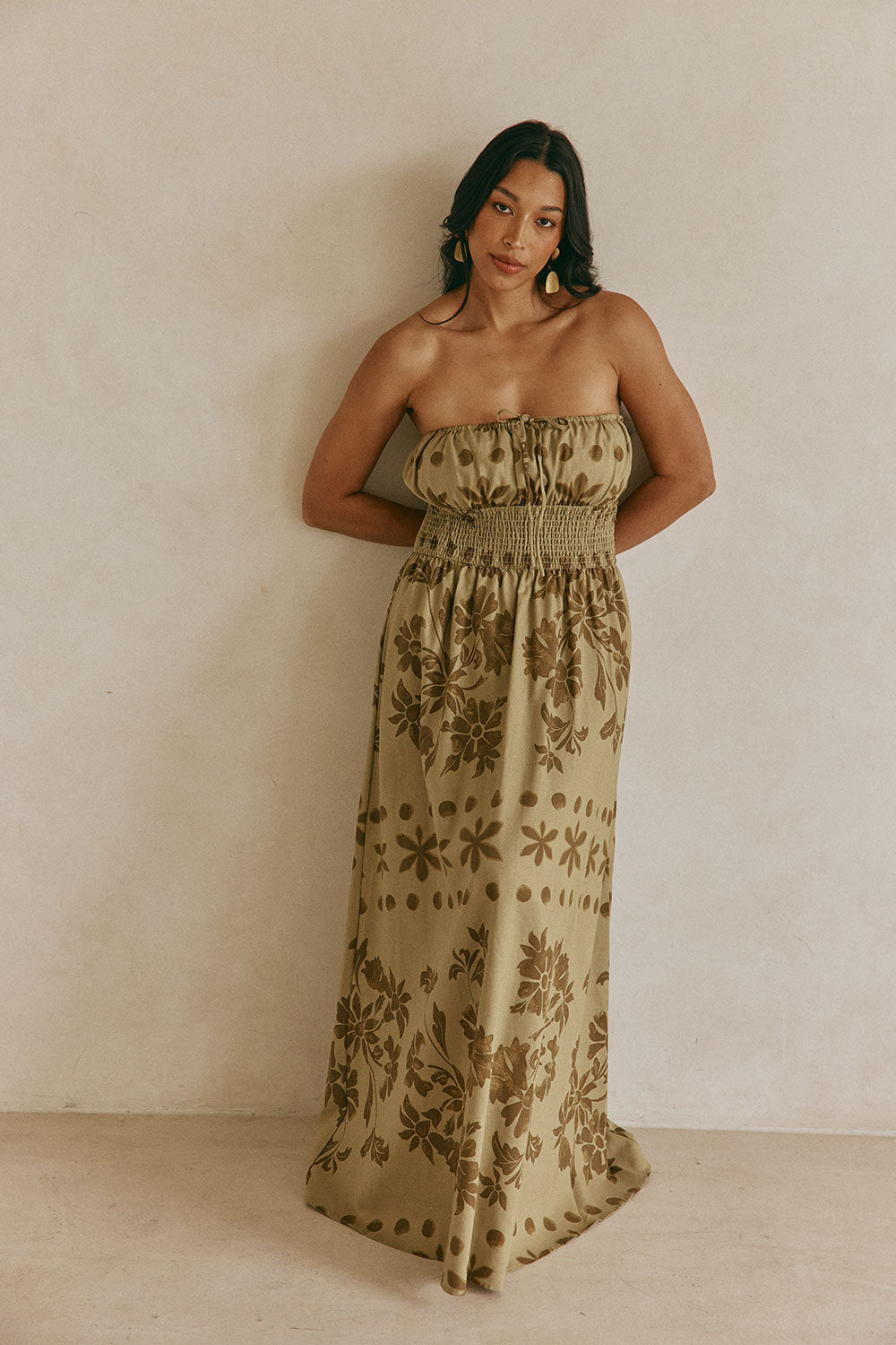 Vivo Dress - Ancienne Green