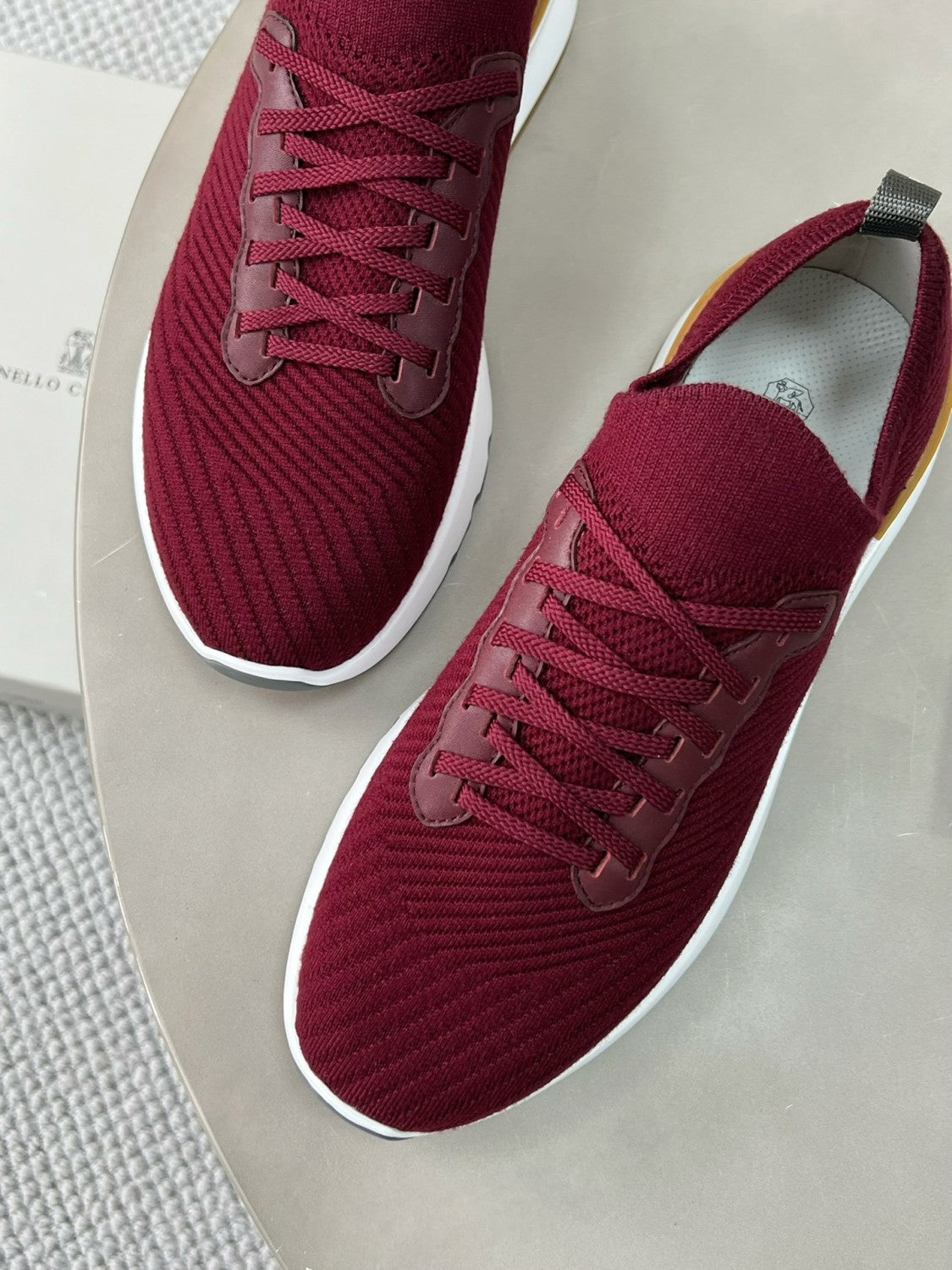 Brunello Cucinelli  Men's Spring/Fall Fashion Casual Round Toe Lace Up Low Top Flat Sole Sneakers Shoes #78959