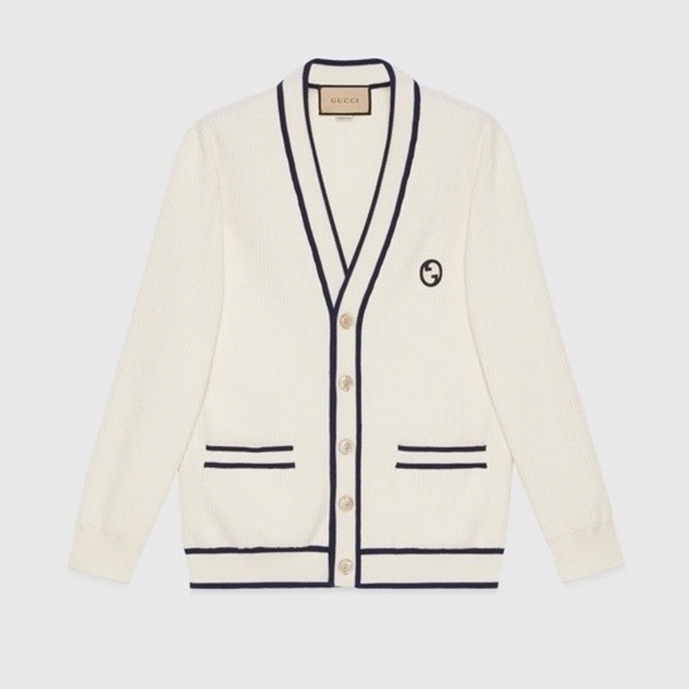 Gucci Patchwork Wool and Cotton-blend Cardigan #213410