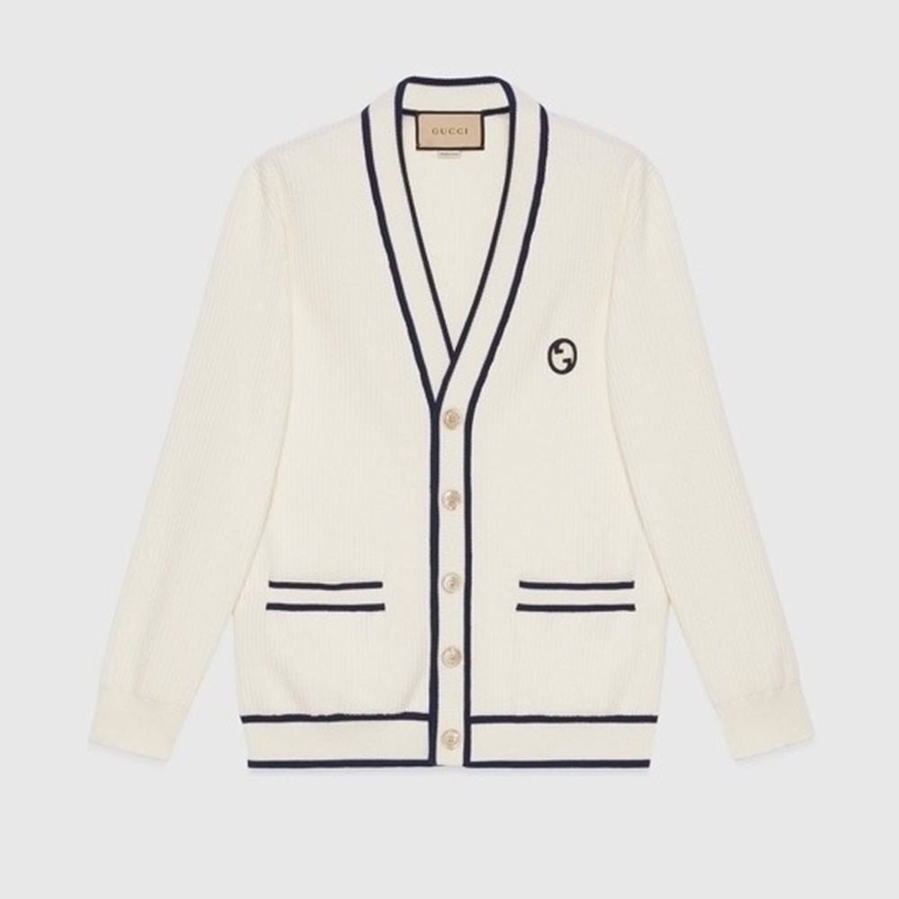 Gucci Patchwork Wool and Cotton-blend Cardigan #213410
