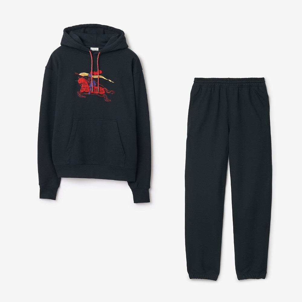 Burberry Men's Cotton Hoodie Jogging Pants in Navy #335634