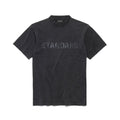 Balenciaga ﻿﻿Men's Summer Standard Print Black Faded Crew Neck Straight-Cut Knit Short-Sleeve T-shirt Ngvp #2353