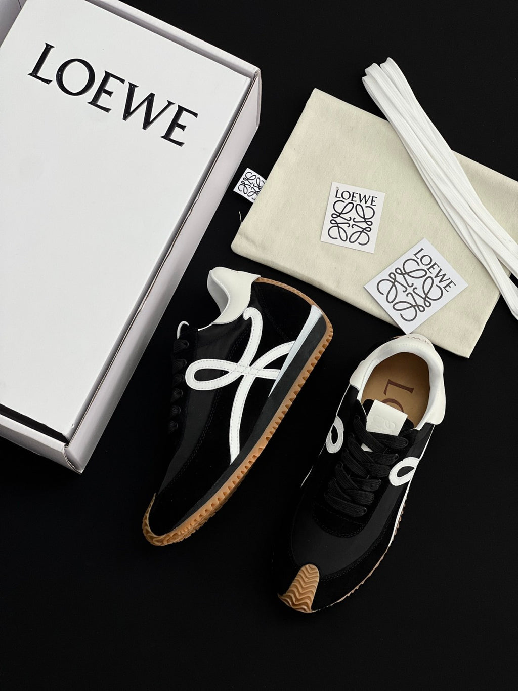 Loewe Forrest Gump Shoes Cowhide Suede Calfskin #385055