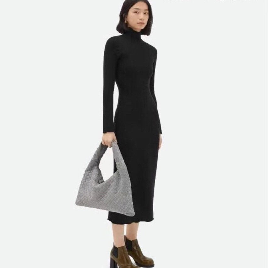 Bottega Veneta Small Multicolour Collection Intrecciato Braided Shoulder Bags Suede Glossy Genuine Leather 100% Genuine Leather Fashion Temperament Elegant Exquisite Bag 763966v3iv13268 #81128