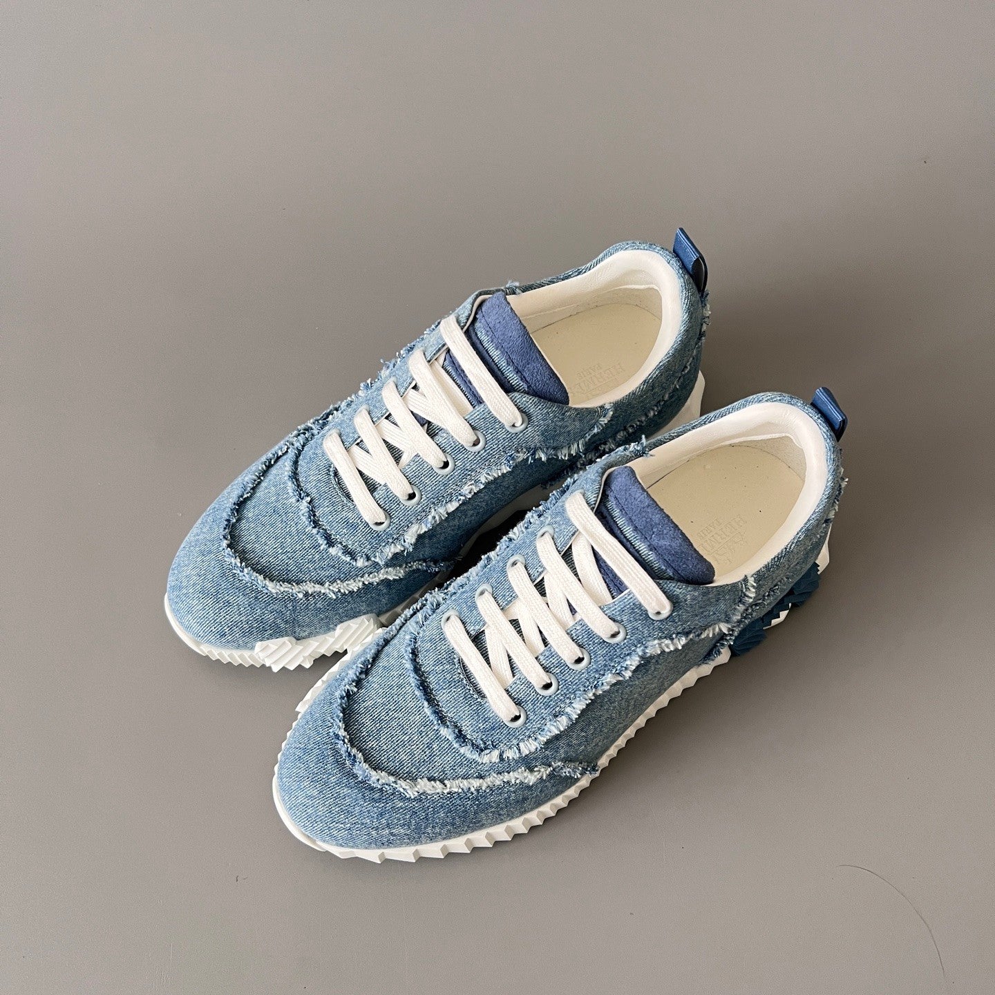 Hermes Bouncing Men's And Women's Spring/Summer Fashion Casual Round Toe Lace Up Low Top Canvas Casual Shoes #78411