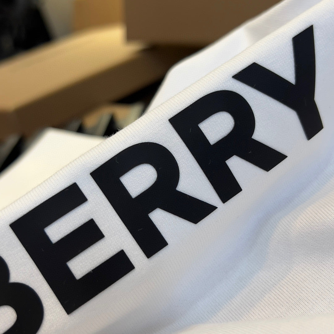 Burberry Letter White Short Sleeve T-Shirt #96153