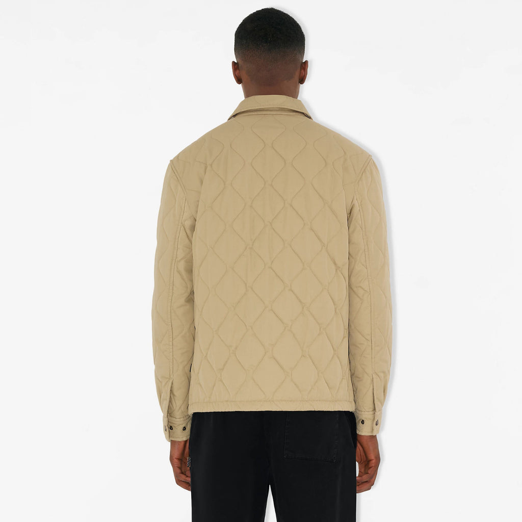 Burberry Men's Spring/Fall Fashion Casual Solid Color Collared Single Breasted Checkered Lined Long Sleeve Jacket #79367