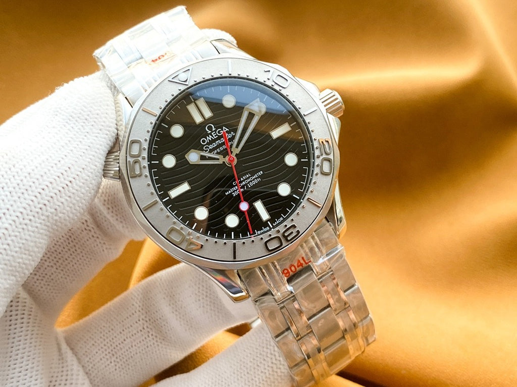 OMEGA Classic Ripple Pattern 316 Fine Steel Watch Accessories Jewelry #82288