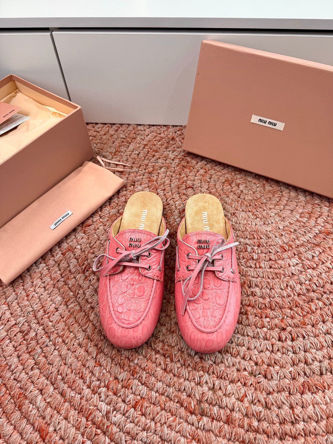 MiuMiu Mesh Mary Jane Shoes #383828