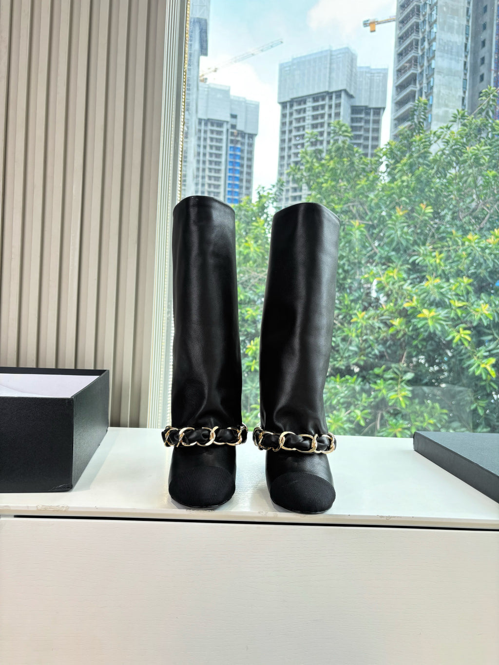 Chanel Women's Letter Knight Boots #334916