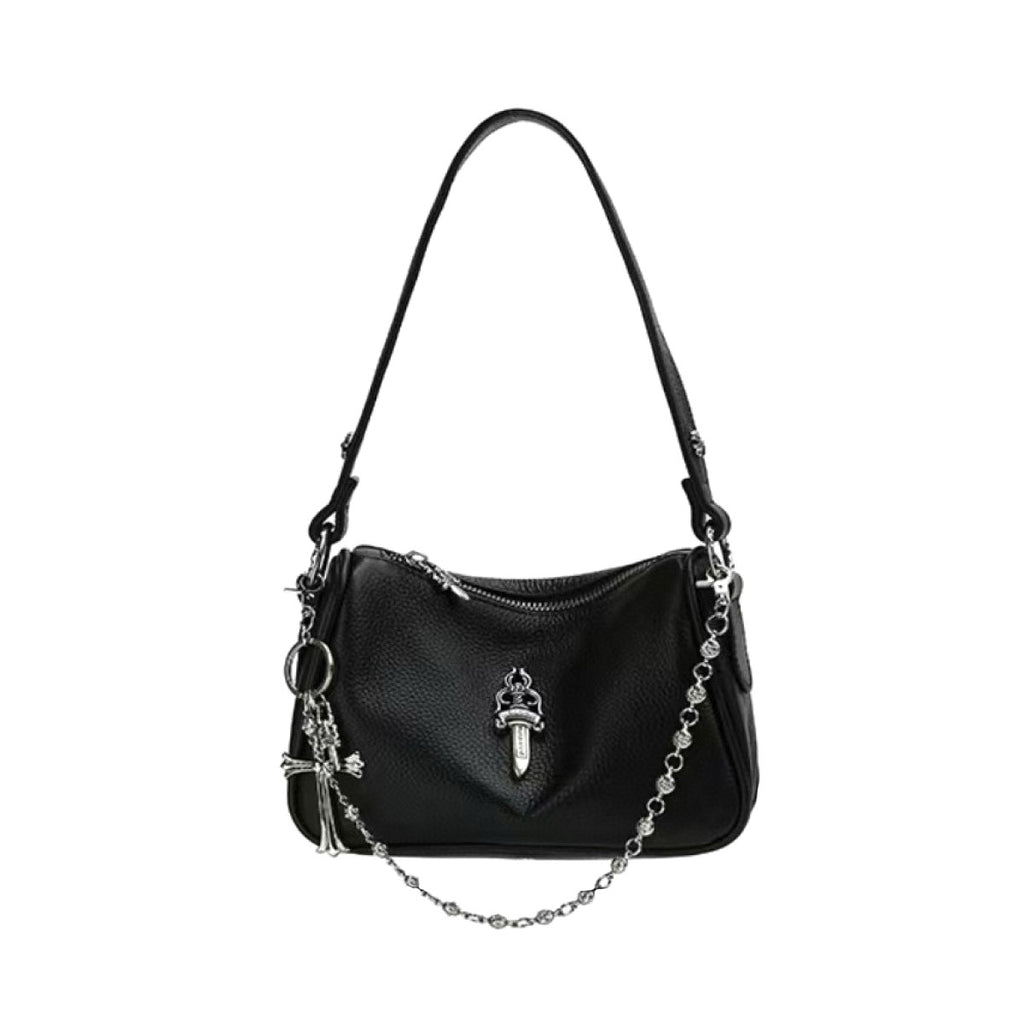 Chrome Hearts Women's Solid Silver Accent Tote Underarm Shoulder Bag Bags #75647