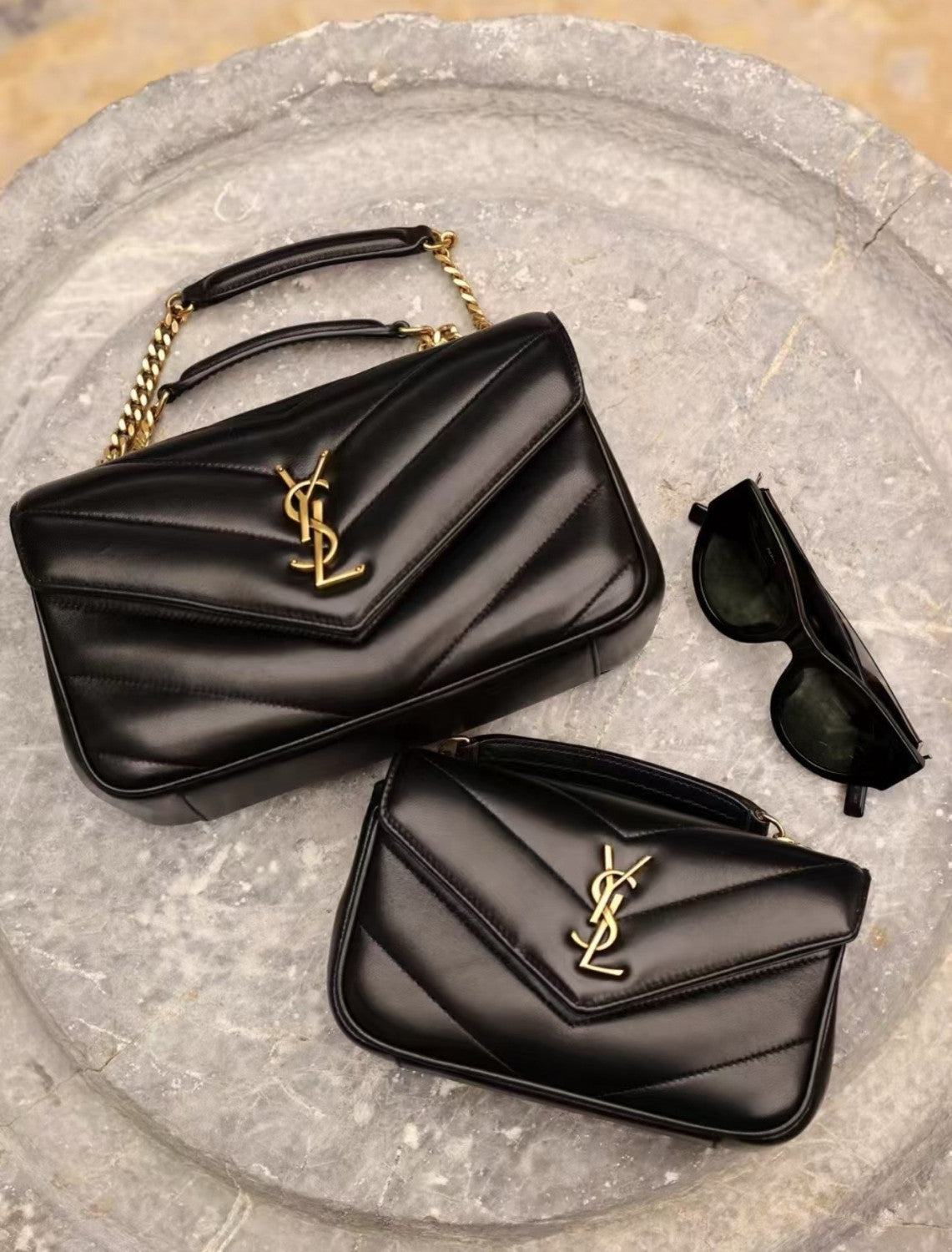Saint Laurent LOULOU Mini Small Medium Sheepskin Handbag Shoulder Bag Crossbody Bag #332857
