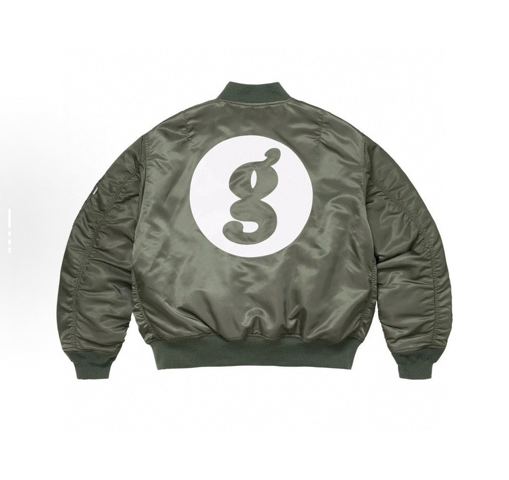 Supreme Supreme X Hiroshi Fujiwara Goodenough Collaboration Men's Autumn/winter Ss25 Patch Logo Design Zip-up Long-sleeved Jacket Includes Eight Diy Customisation Badges Ngvp #2627