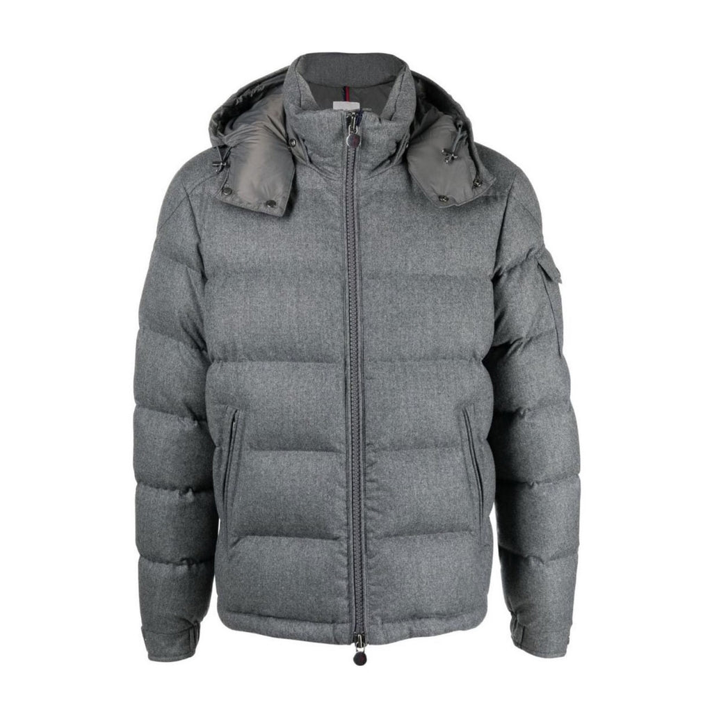 Moncler Men's Winter Solid Color Hooded Zipper Long Sleeve Puffer Down Jacket #73858