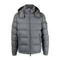 Moncler Men's Winter Solid Color Hooded Zipper Long Sleeve Puffer Down Jacket #73858