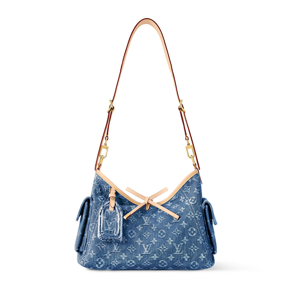 LOUIS VUITTON Carryall Cargo PM Monogram Denim Handbags M28287#379361