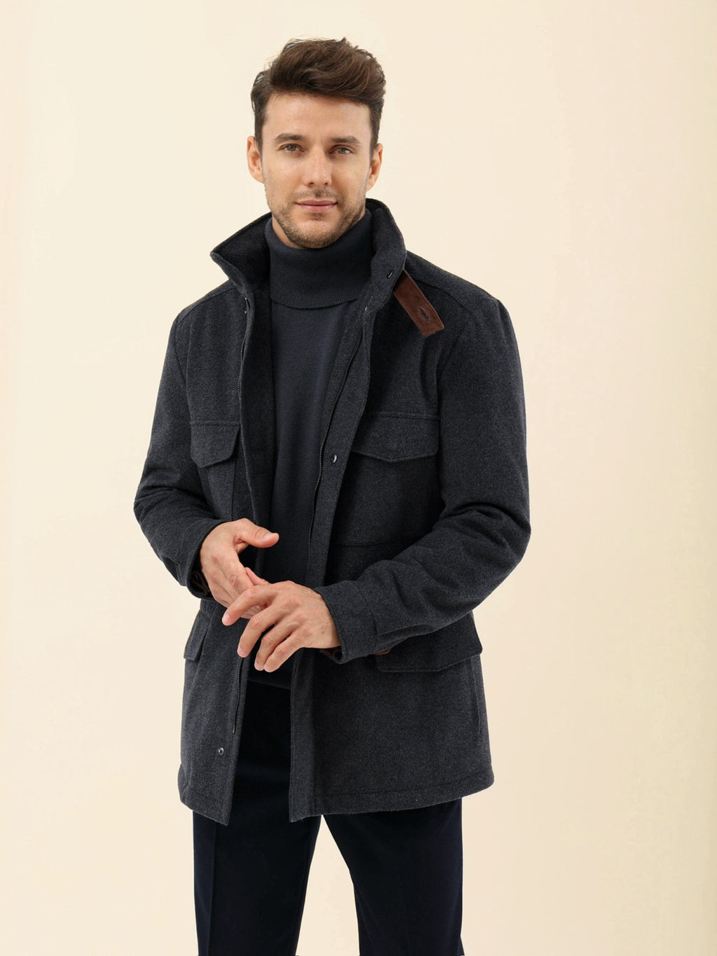 Loro Piana Traveler Military Jacket Cashmere #334784