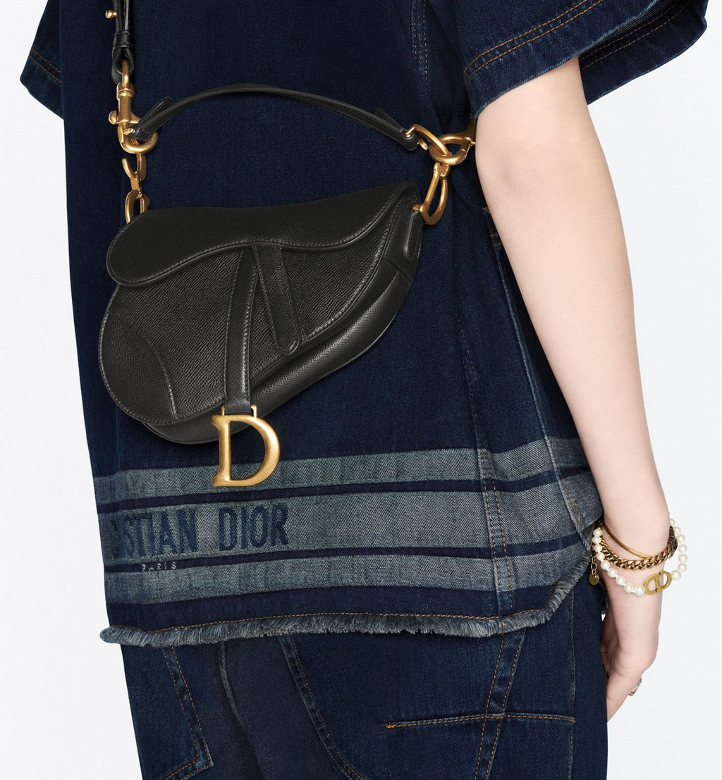 Dior Mini & Medium Saddle Bag With Shoulder Strap Blue Oblique Printed Fashion Exquisite Temperament Clutch Bag Crossbody Bag Bags M0455CBAA_M900 #81649