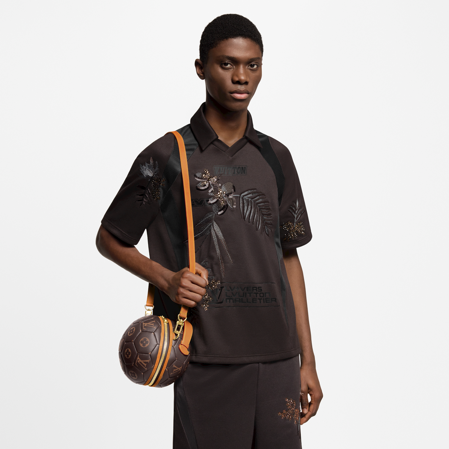 Louis Vuitton Soccer Ball Football Bag Haas Leather Rare Handbag Leather Shoulder Strap Crossbody Bags Artisanal Handbag M13894 #196187