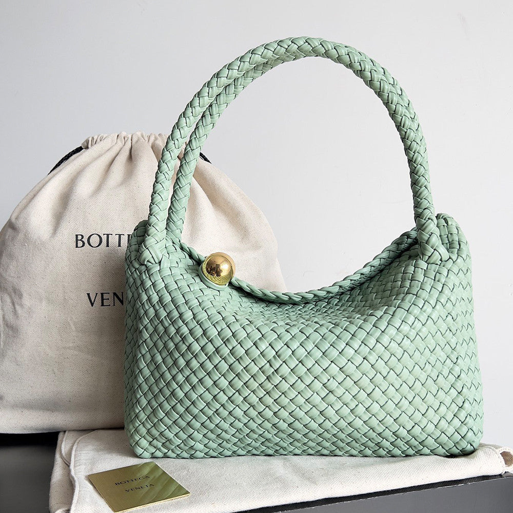 Bottega Veneta Tosca Shoulder Bag Intreccio-woven Leather Shoulder Bag Men's And Women's Sculptural Spherical Details A Classic Clutch Bags 716974V2EZ01019 #195277