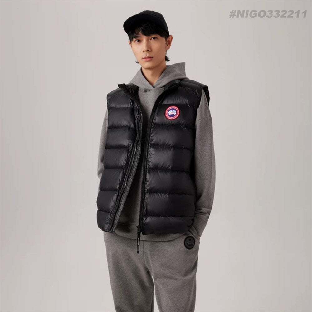 Canada Goose Men's and Women's Fall/Winter Crofton Canada Goose lightweight series functional Down jacket vest #332211