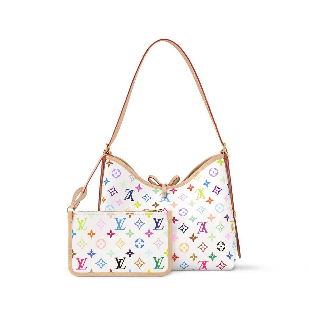 Louis Vuitton LV x TM CARRYALL Women's Detachable Adjustable Shoulder Strap Colorful Logo Printed Coated Canvas Tote Shoulder Bag Bags #75793