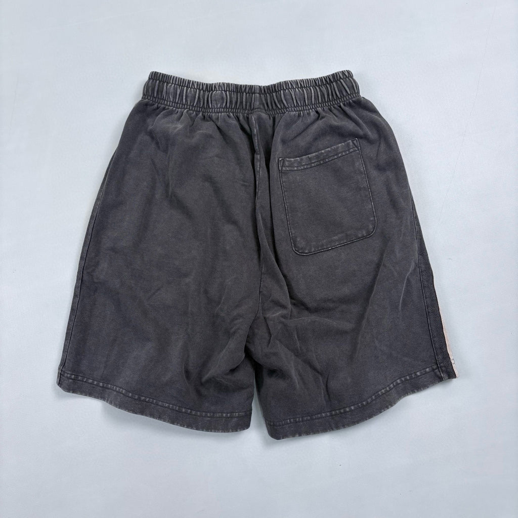 Balenciaga X Adidas Men's and Women's Summer Solid Color Stretch Waist Tie Cotton Shorts #77323