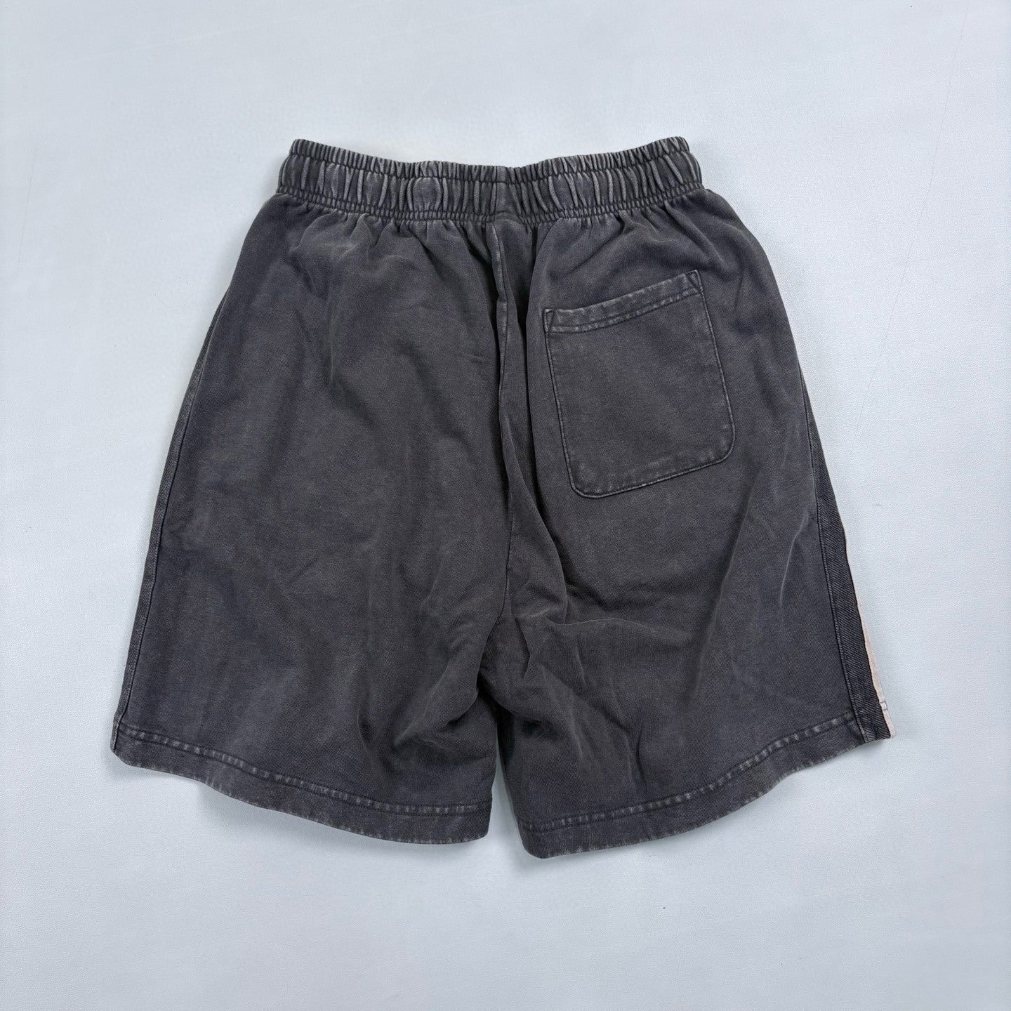 Balenciaga X Adidas Men's and Women's Summer Solid Color Stretch Waist Tie Cotton Shorts #77323
