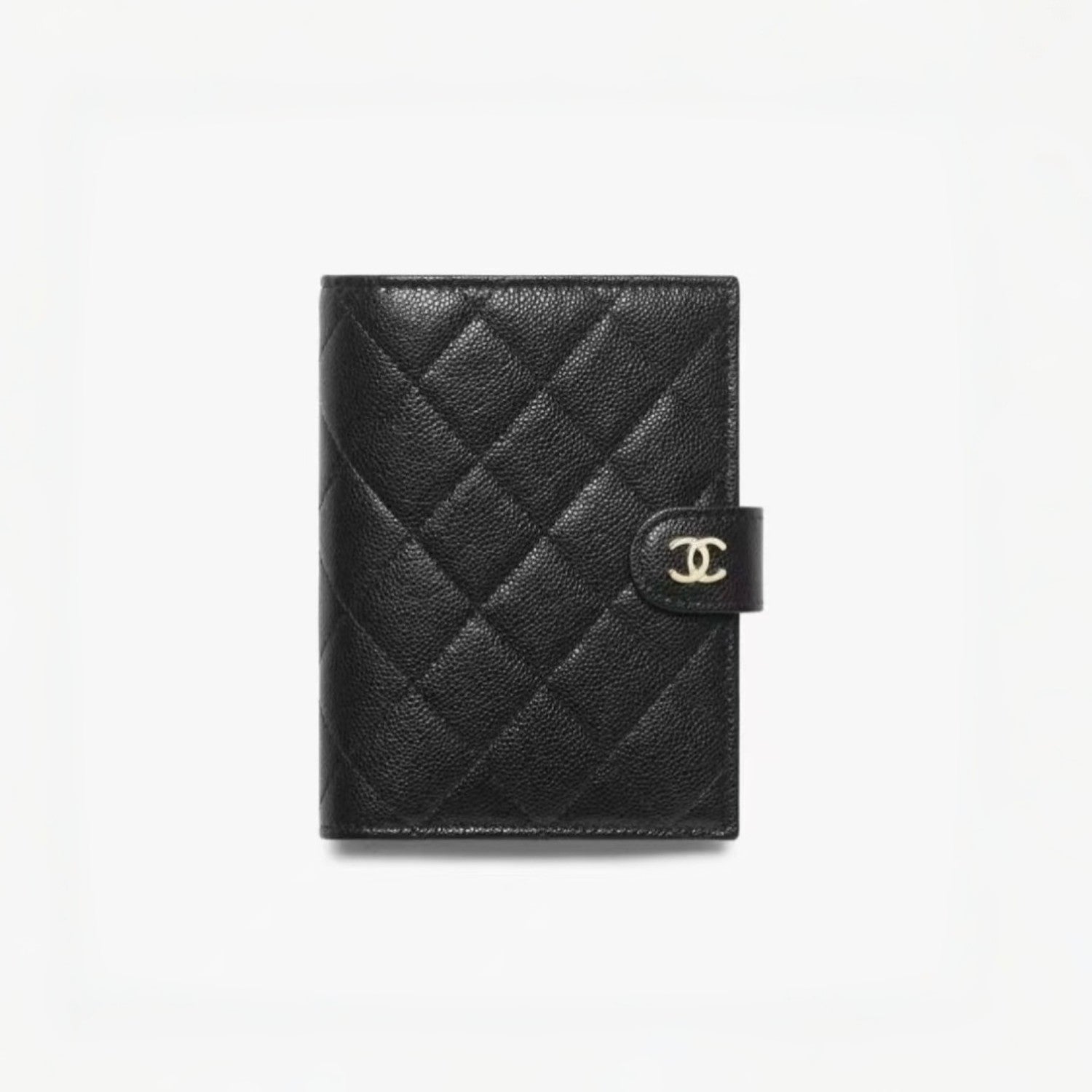 Chanel Caviar Quilted Passport Holder Black #334731