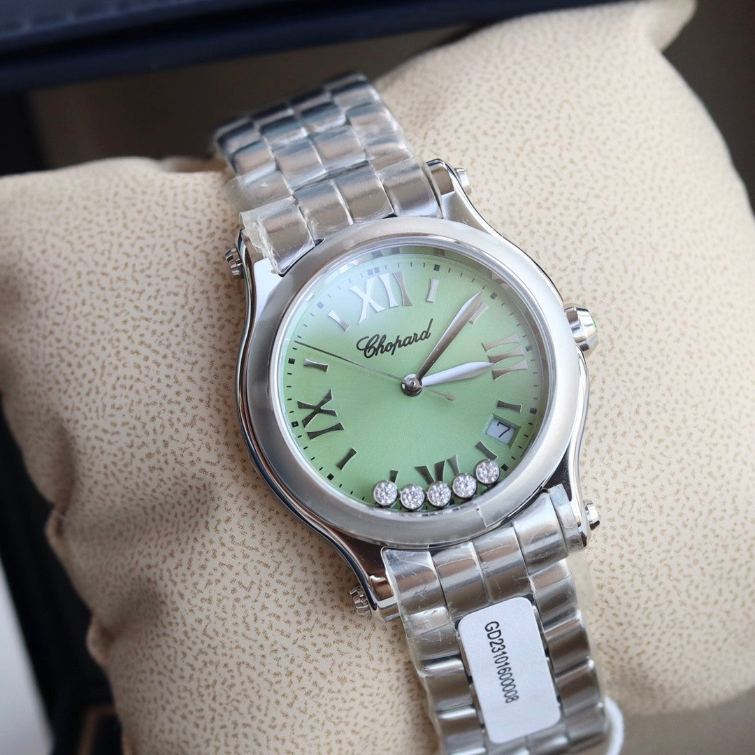 Chopard Happy Sport Women's Solid Color Dial Quartz Movement Stainless Steel Case 36mm Watch #77346